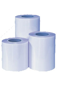 The dicing tape is coated on one or both sides. At appropriate temperature, depending on the film properties, the film can be easily and without damage, separated from the cut substrate.